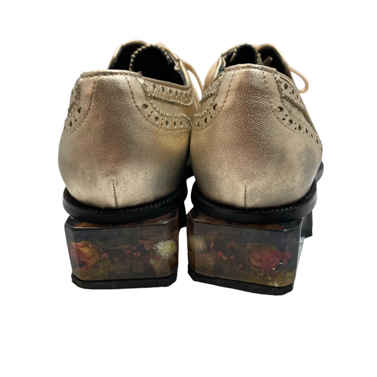 楽天市場】【中古】mabataki美雨レザーシューズ ゴールド サイズ：39