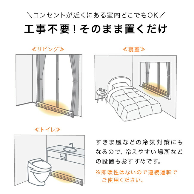 楽天市場】【特典あり】結露防止ヒーター アル aru-1800[窓際ヒーター