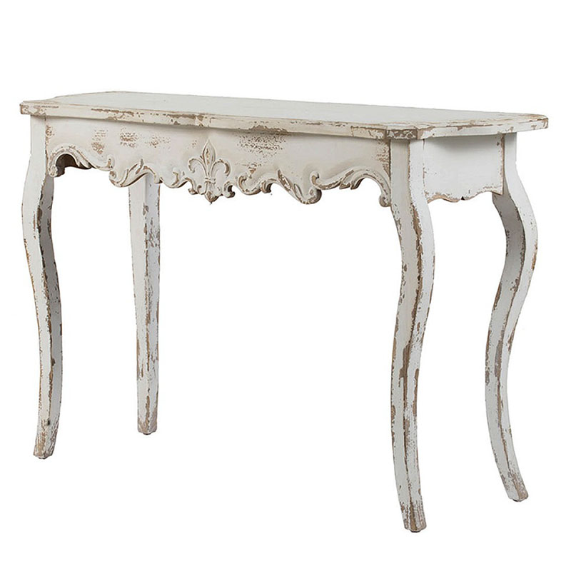 楽天市場】コンソールテーブル アンティーク 4本脚 猫脚 シャビー