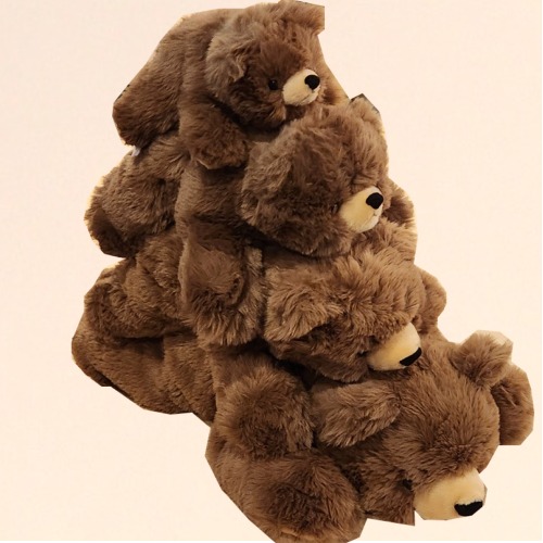 楽天市場】＜特別送料込＞ くったりくまぬいぐるみM茶色 同梱可です