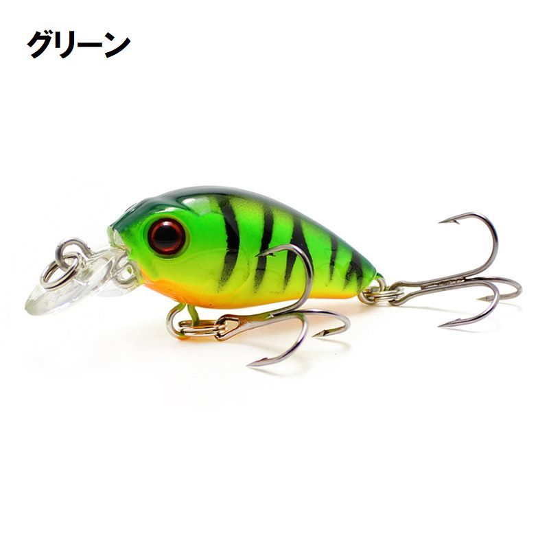 楽天市場】送料無料 クランクベイト ハードルアー 釣り用品