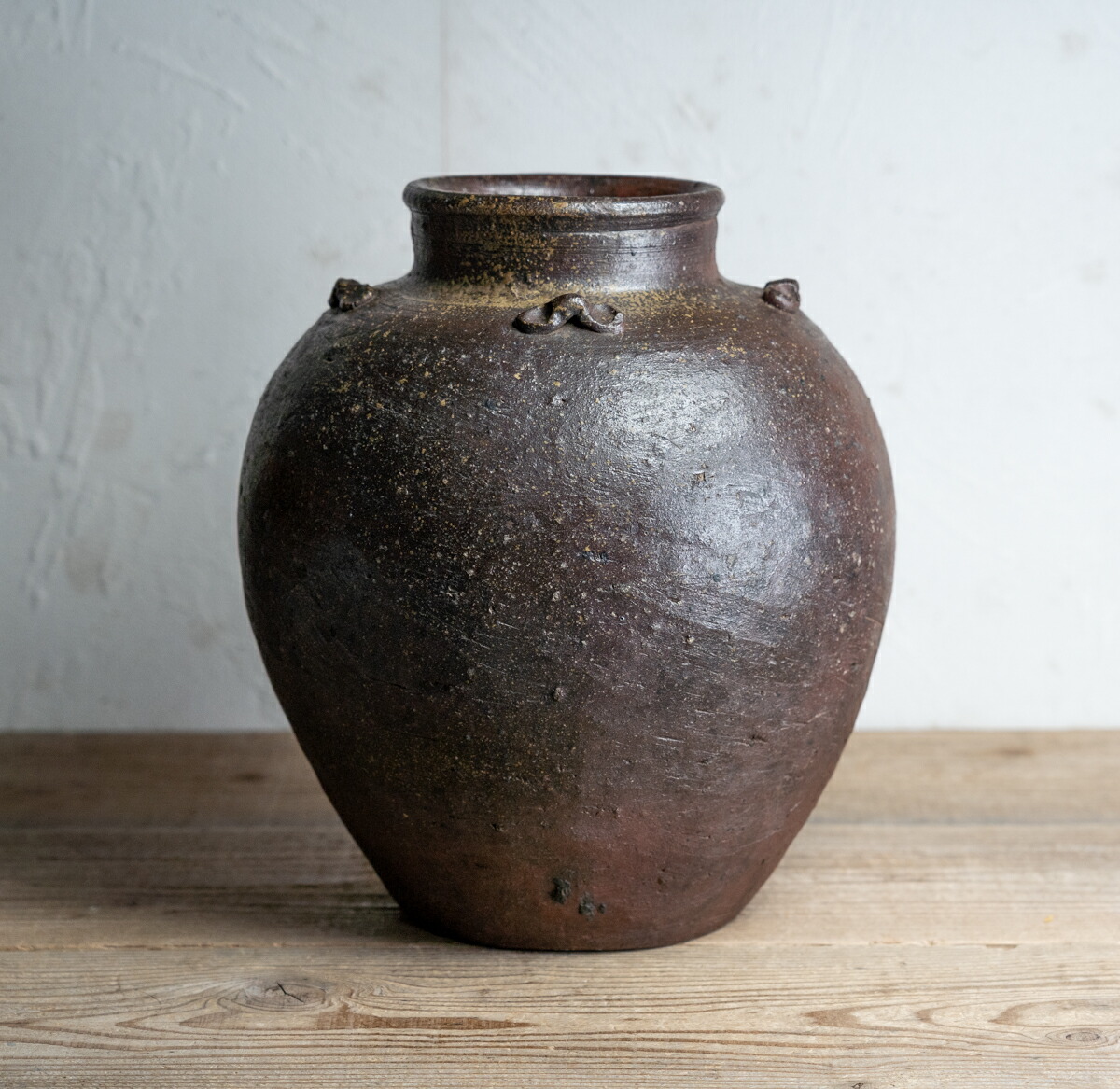 ○中国 陶器 壺 敦煌 天女 飛天 文様 工芸品 骨董 美術品アンティーク