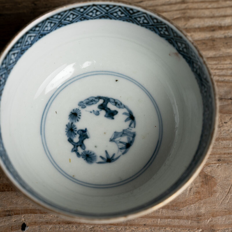 楽天市場】骨董○古伊万里染錦蓋付碗/小型碗○|江戸後期-19世紀頃|肥前