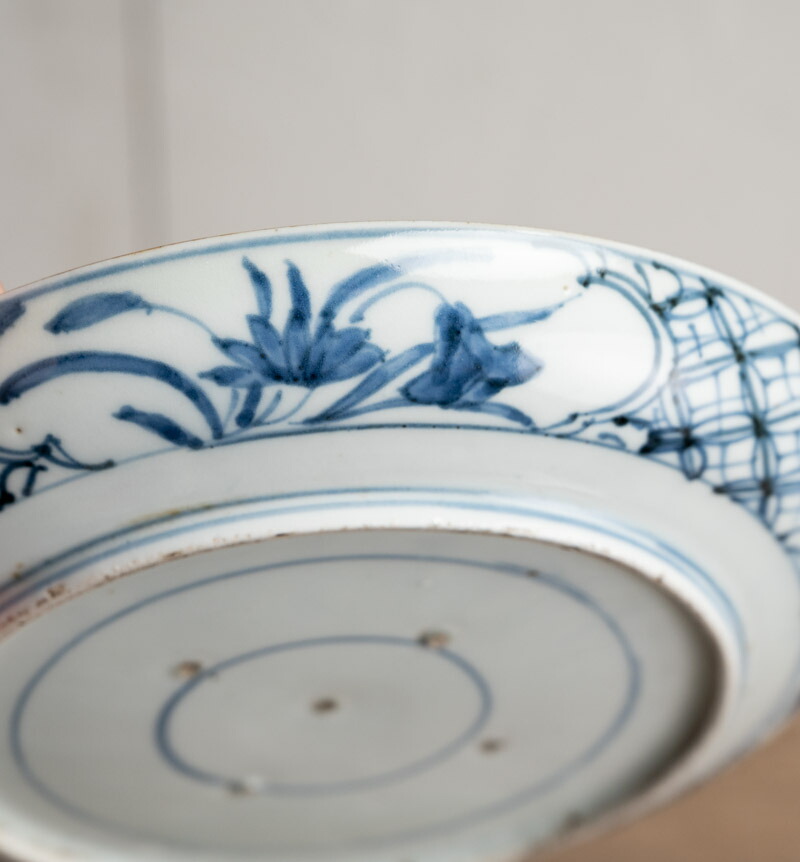 楽天市場】骨董○古伊万里染付富文皿○ | 江戸時代-17-18世紀頃 | 磁器