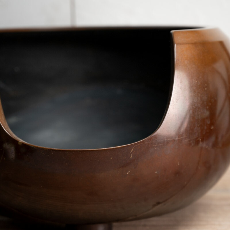 楽天市場】骨董○唐銅大西風炉○釜師寿英 / 作 | W34cm | 共箱 | 20