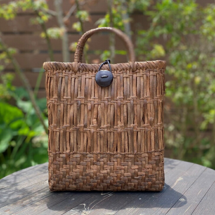 楽天市場】【純国産山葡萄かごバッグ】作家一点物 籠バッグ 山ぶどう