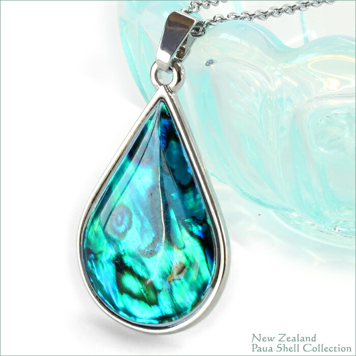 楽天市場】天然 ニュージーランド アバロンシェルドロップモチーフ