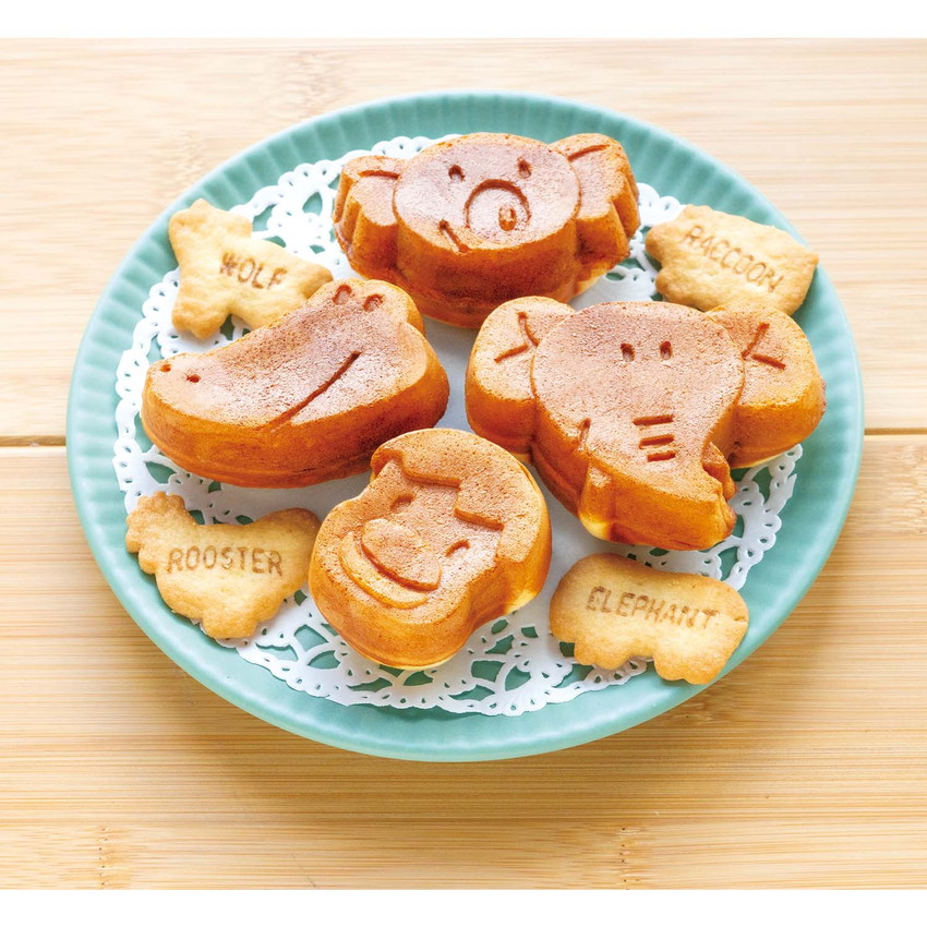 楽天市場】たべっ子どうぶつカステラメーカー ライソン ベビーカステラ