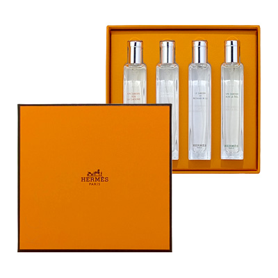 エルメス ガーデンシリーズ フレグランスミニチュア EDTセット 4x7.5ml