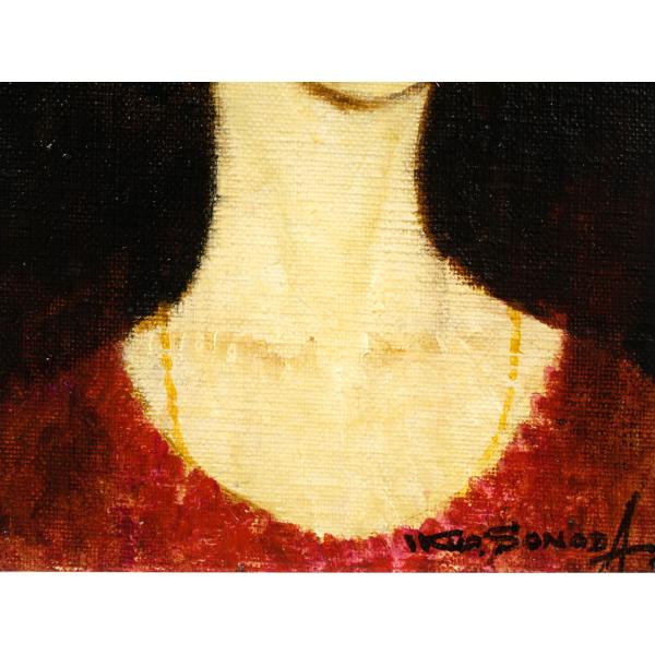 楽天市場】園田 郁夫「花飾り」油絵・SM 二科会会員 「一枚の絵」人気