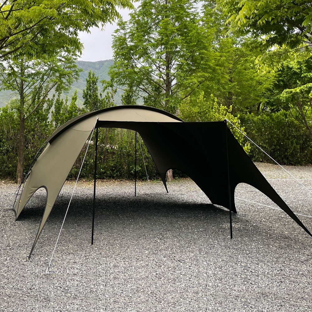 楽天市場】SHEL TARP シェル タープ CAMPING KAN キャンピングカン