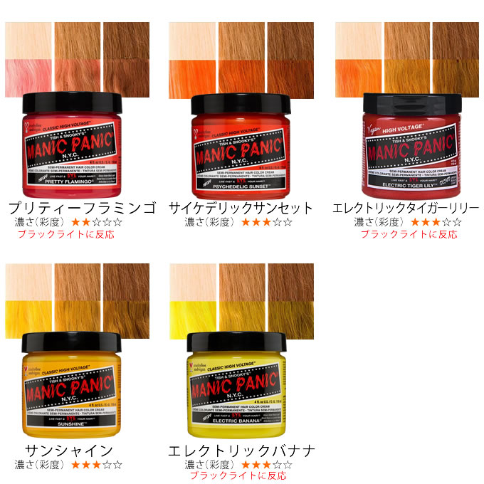 楽天市場】MANIC PANIC マニックパニック ヘアカラークリーム 118mL