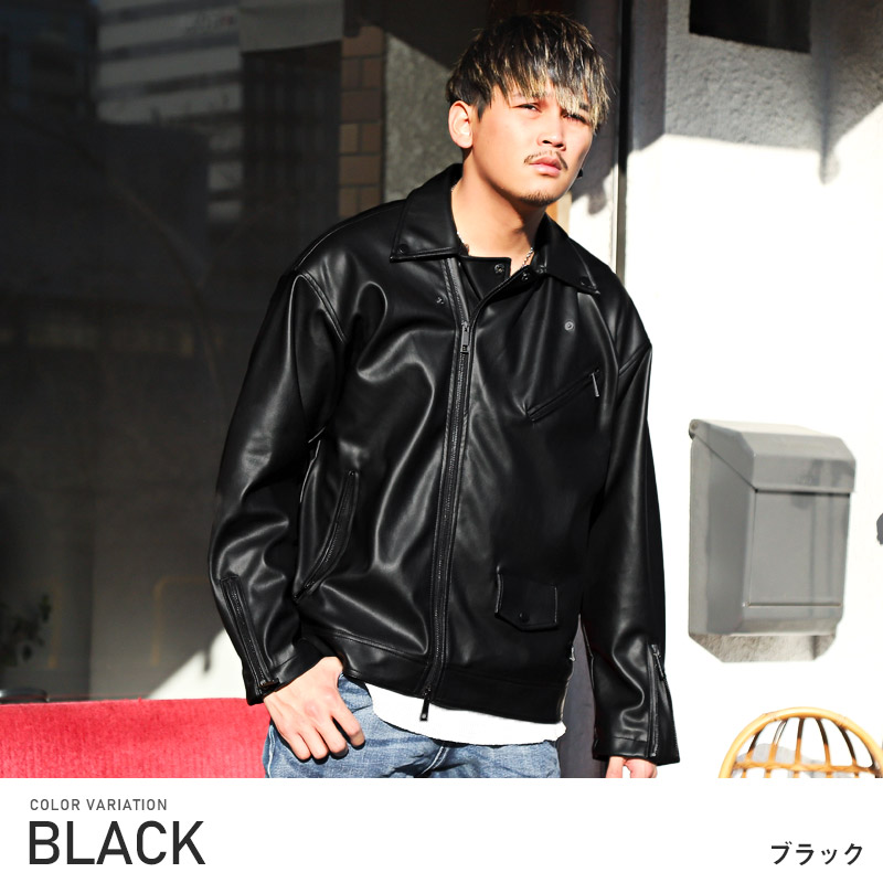 楽天市場】△送料無料△ ライダースジャケット ダブル ジャケット 合皮