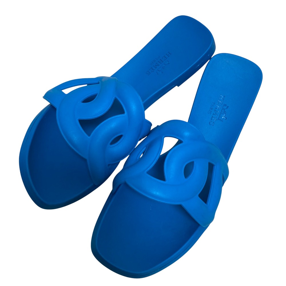 試し履きのみ エルメス サンダル グラディス 36 シェーヌダンクル 23.5