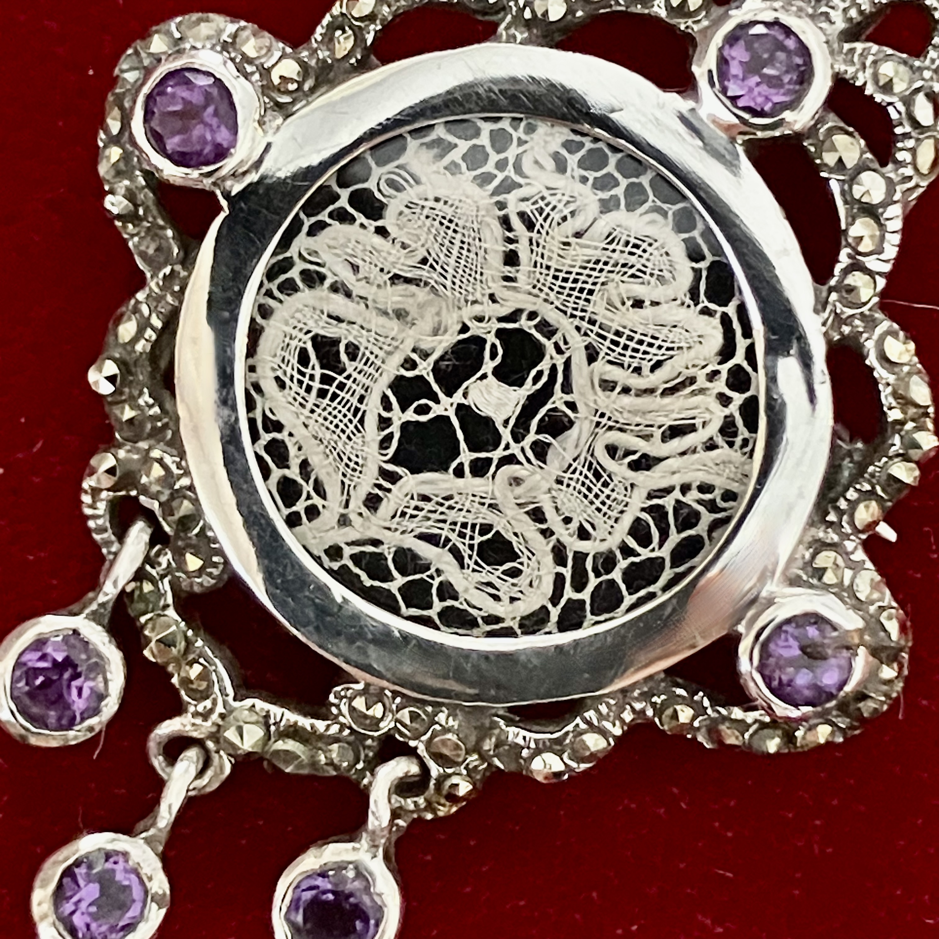 楽天市場】『Diane Claeysダイアンクライス アメジストのペンダント