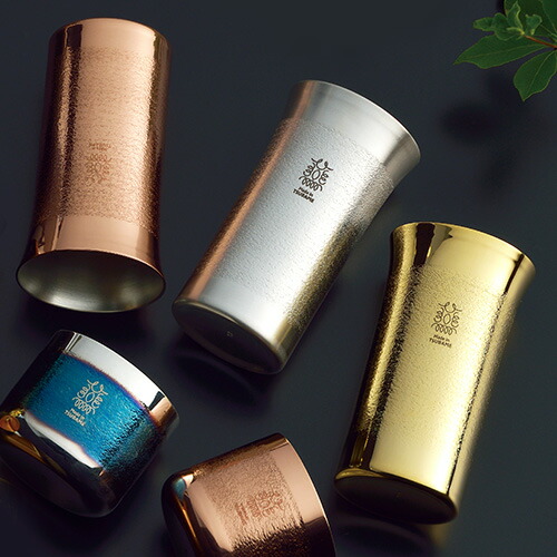 楽天市場】輝 (かがやき) 純銅 銘酒器 金・銀・銅 3pc セット 150ml