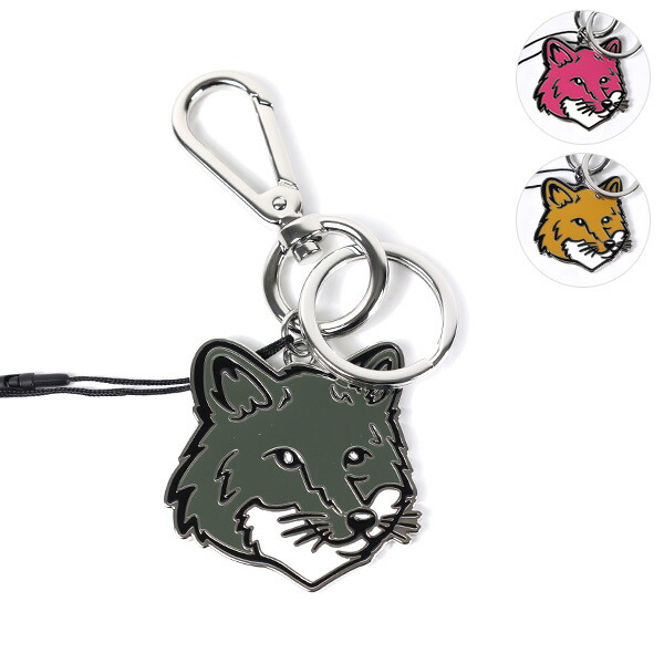 楽天市場】Maison Kitsune メゾンキツネ Fox Head Key Ring キーリング