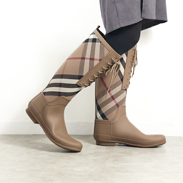 楽天市場】アウトレット Burberry バーバリー レインブーツ Simeon Eye