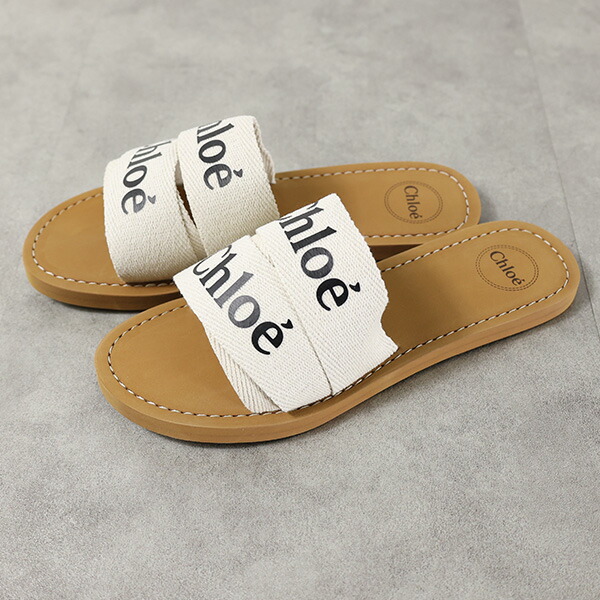 楽天市場】Chloe クロエ Woody Flat Sandal サンダル ミュール 靴