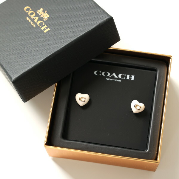 楽天市場】Coach コーチ ピアス Heart Studs Earrings 37479226 GLD100