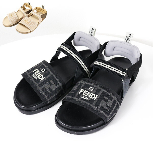 楽天市場】大人もOK！ FENDI フェンディ FENDI KIDS FF LOGO SANDALS