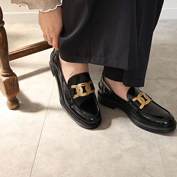 楽天市場】TODS トッズ Leather Loafers レザー ローファー ケイト 本