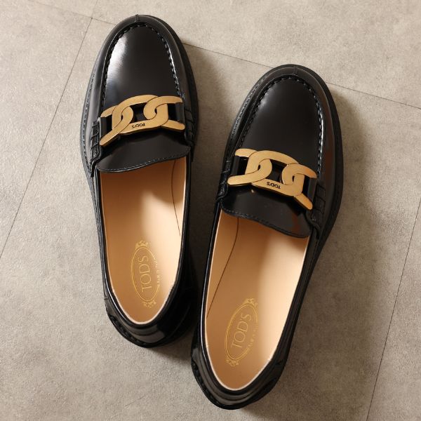 楽天市場】TODS トッズ Leather Loafers レザー ローファー ケイト 本