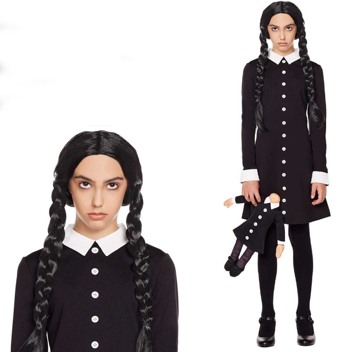 楽天市場】ウェンズデー コスプレ 衣装 アダムスファミリー 仮装