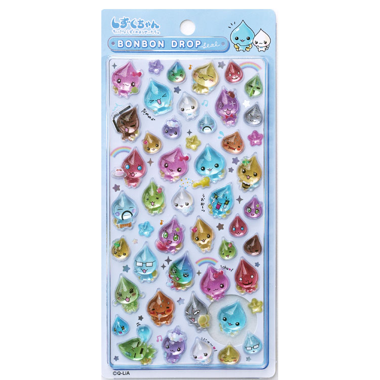 楽天市場】しずくちゃん ボンボンドロップシール4種類＆ハンドクリーム
