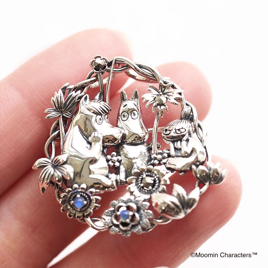 楽天市場】碌山 ムーミンと仲間たち ブローチペンダント 公式 ムーミン