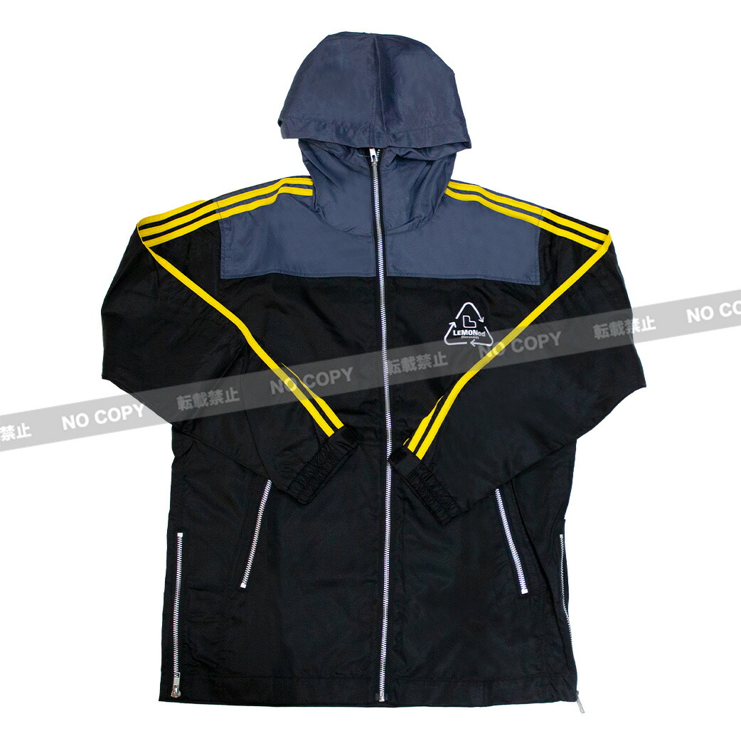 楽天市場】ラインパーカーll【ブラック×イエロー】 : LEMONed SHOP