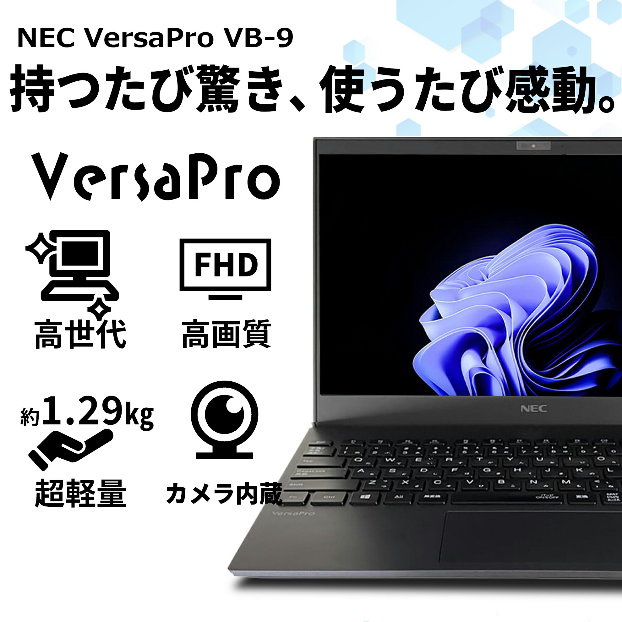 12.5 FHD NEC VK23LB-T I5 8GB SSD カメラ 12.5 FHD NEC VK23LB-T I5