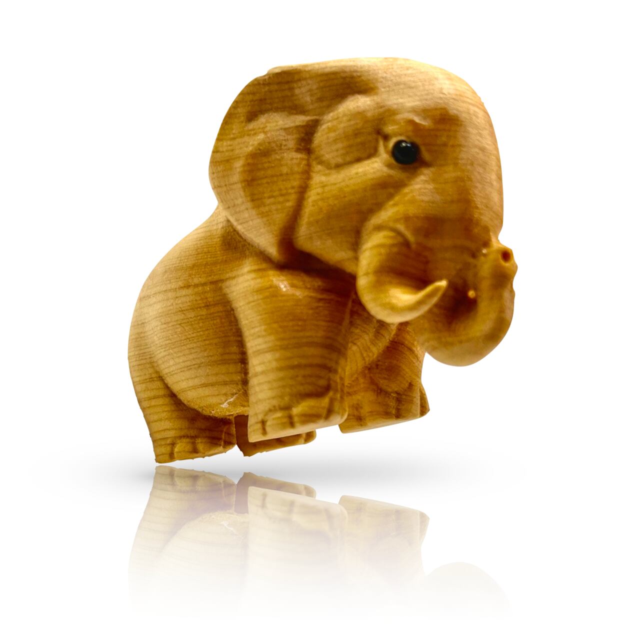 楽天市場】【 手のひら ゾウ 】 手作り 木彫り ペット 天然 木製 子