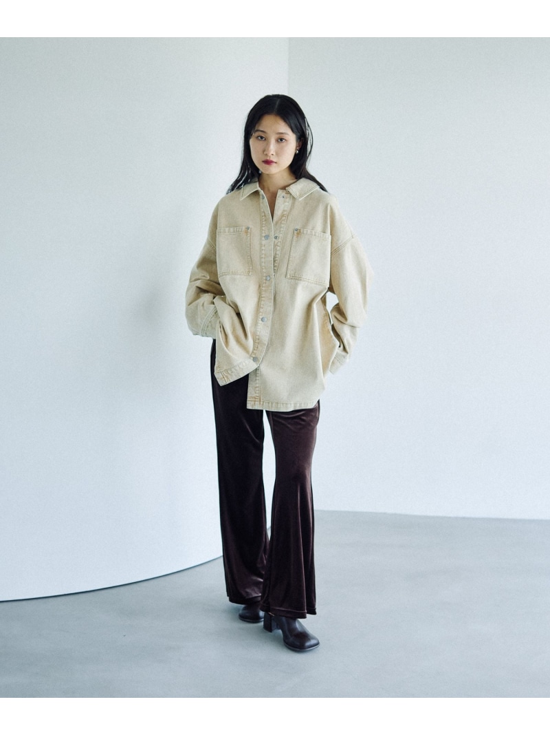 楽天市場】【SALE／20%OFF】フリンジパッチ/BIGデニムシャツ LEPSIM