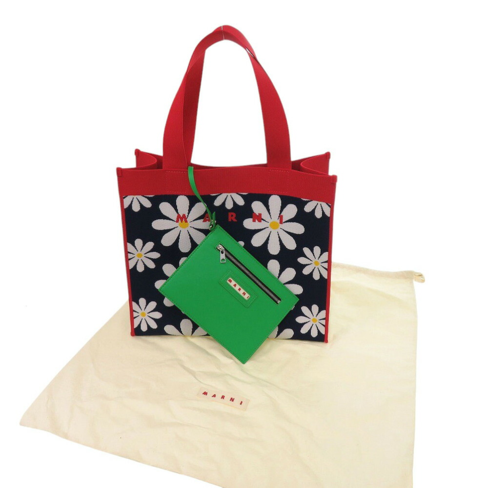 楽天市場】新品同様 マルニ DAISY SHOPPING BAG デイジーショッピング