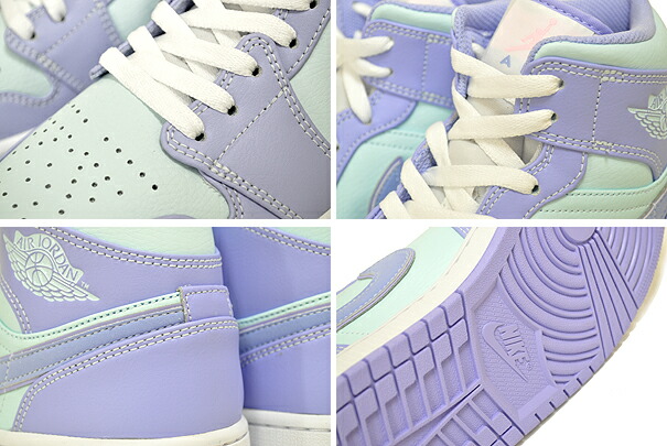 楽天市場】NIKE AIR JORDAN 1 MID PURPLE AQUA purple pulse/arctic