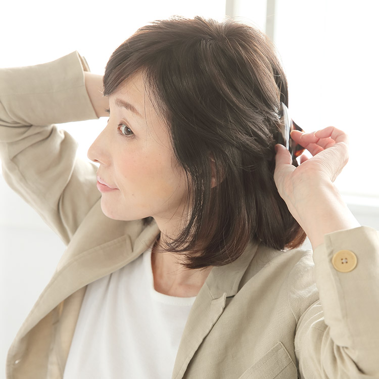 楽天市場】ウィッグ トップカバー 前髪 自然 人毛MIX 「天使の