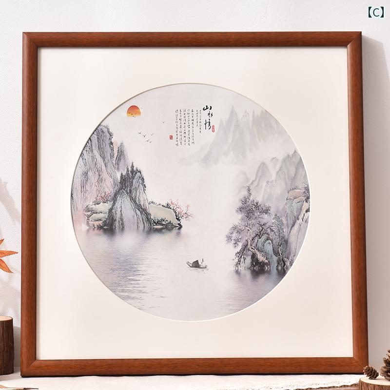 ヴィンテージ 中国 砂絵 少年と豚、額縁入り ヴィンテージ 中国 砂絵