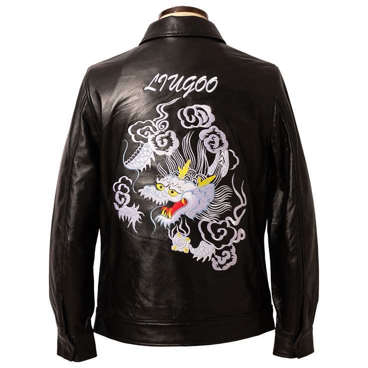 楽天市場】【30%OFFクーポン】Liugoo Leathers 本革 レザースカジャン