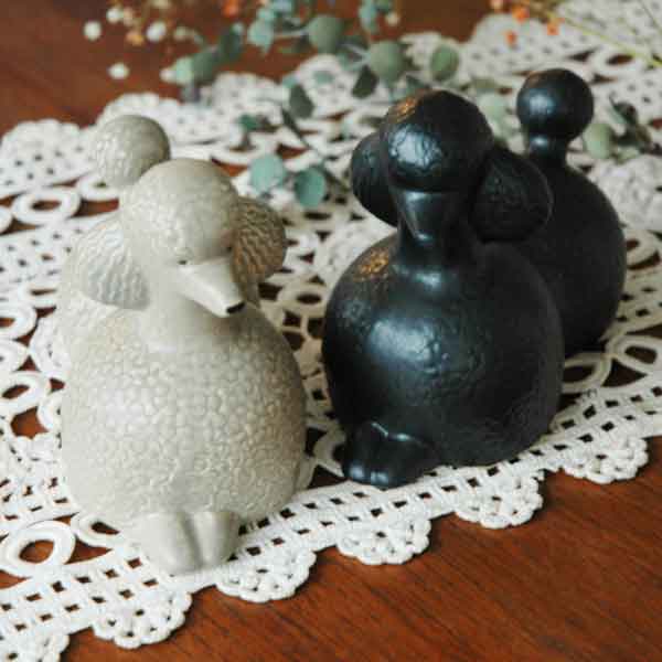 楽天市場】Lisa Larson リサラーソン Poodle プードル ブラック