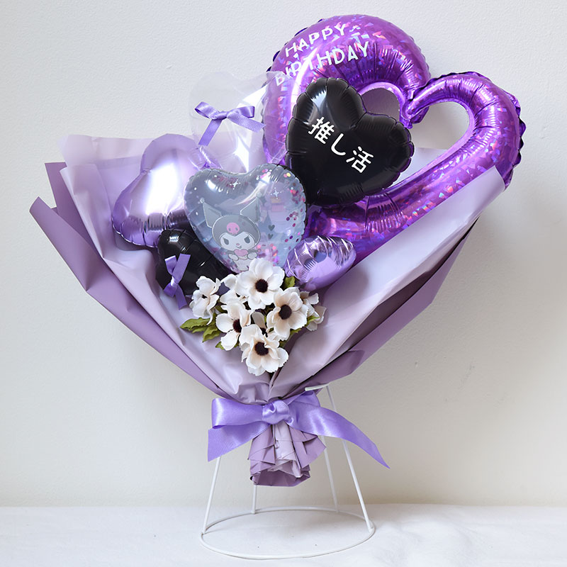 楽天市場】バルーンブーケ（カラーブラック）（パーティーグッズ