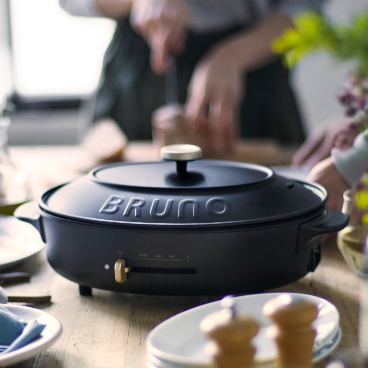 楽天市場】BRUNO オーバルホットプレート たこ焼きプレート付き 蓋付き