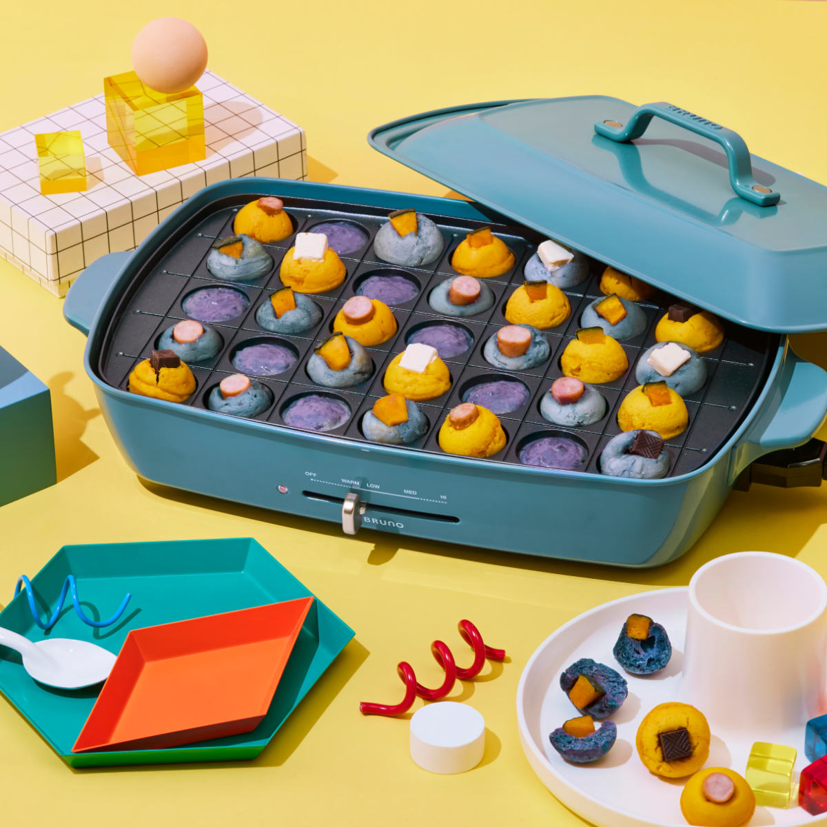 楽天市場】BRUNO ホットプレート グランデサイズ たこ焼きプレート付き