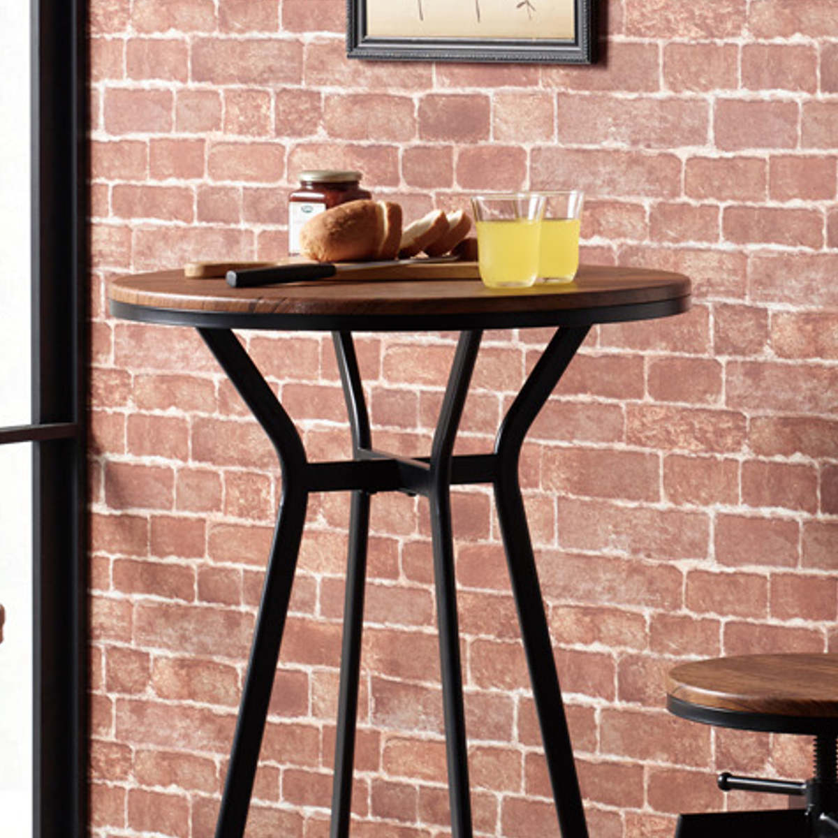 楽天市場】ハイテーブル 丸型 スチールフレーム 直径60cm （ 丸