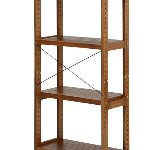 楽天市場】オープンラック 5段 木製 フリーラック 幅60cm （ 送料無料