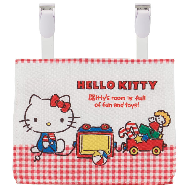 楽天市場】おでかけポケット ハローキティ ギンガムチェック 付け