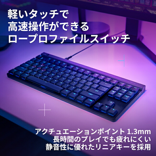 楽天市場】Logicool G ゲーミングキーボード G515 TKL 有線 リニア 赤