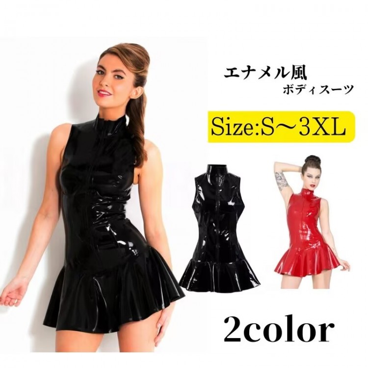 楽天市場】エナメル（カラーレッド）（ワンピース｜コスプレ・変装