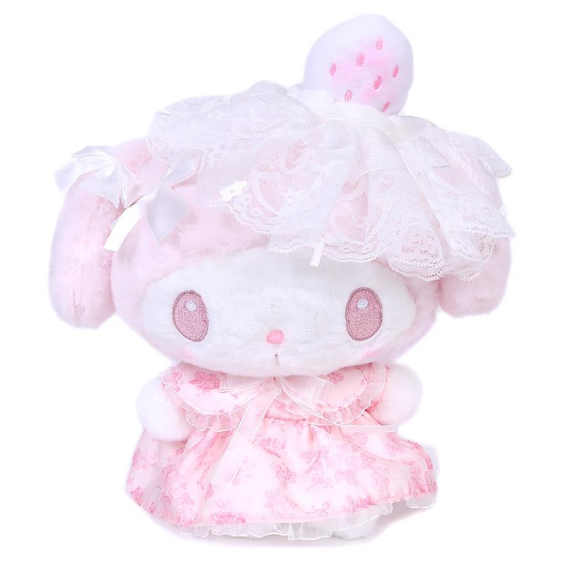 楽天市場】マイメロディ バースデードール ぬいぐるみ 白いちごの