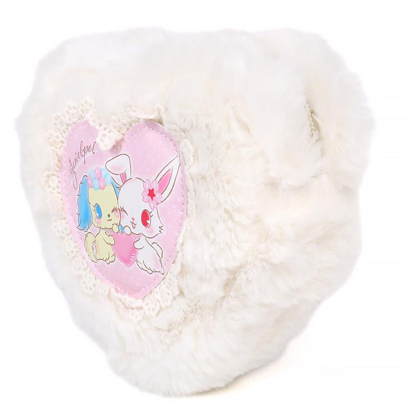 楽天市場】ジュエルペット ポーチ ハート形 ふわふわ 平成うまれ